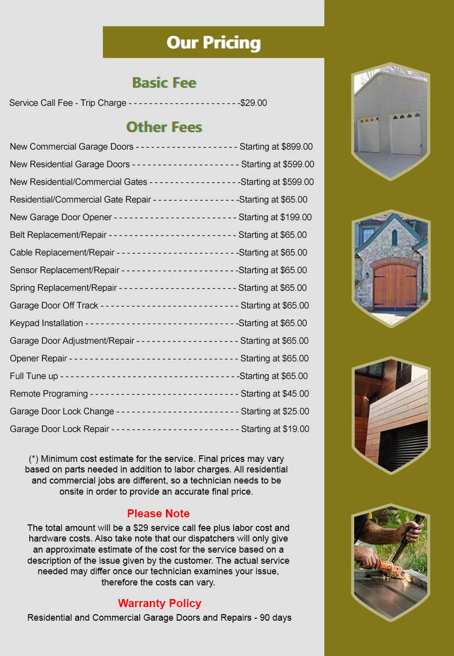 HighTech Garage Doors Oak Brook, IL 630-923-7896