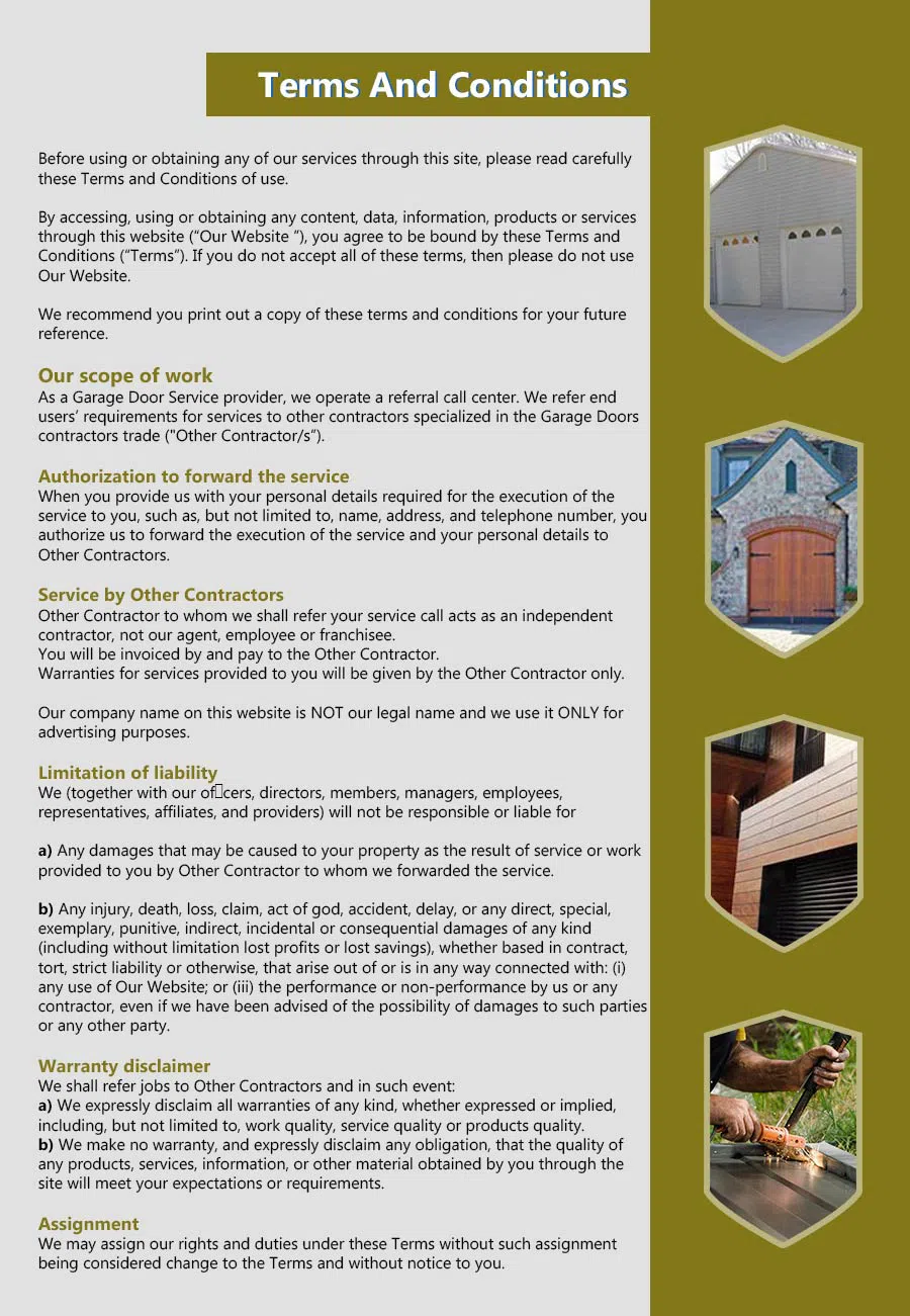 HighTech Garage Doors Oak Brook, IL 630-923-7896